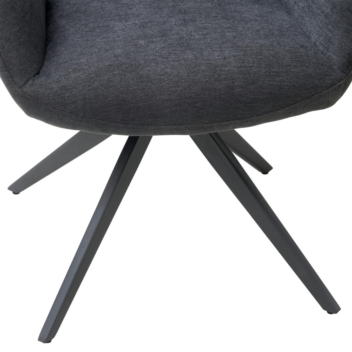 ARMLEHNSTUHL  in Eisen Webstoff  - Grau, MODERN, Holz/Textil (62/62/84cm) - Livetastic