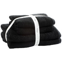 SADA RUČNÍKŮ A OSUŠEK, černá - černá, Lifestyle, textil - Vossen