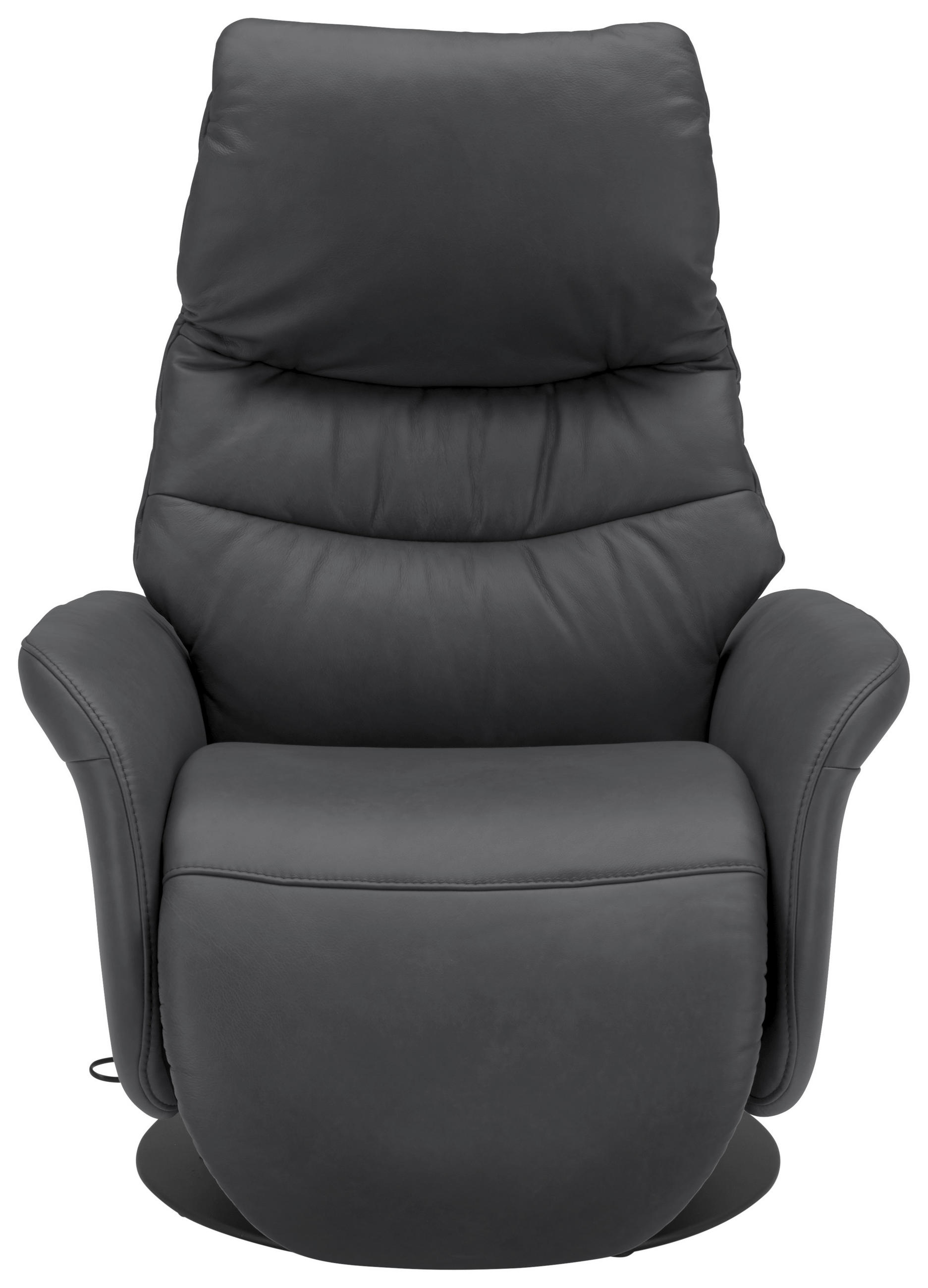 RELAXSESSEL in Leder Dunkelgrau  - Dunkelgrau/Anthrazit, Design, Leder/Metall (78/111/85cm) - Himolla Komfortklass