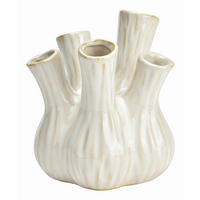 VASE  - Weiß, Basics, Keramik (13/16/13cm)