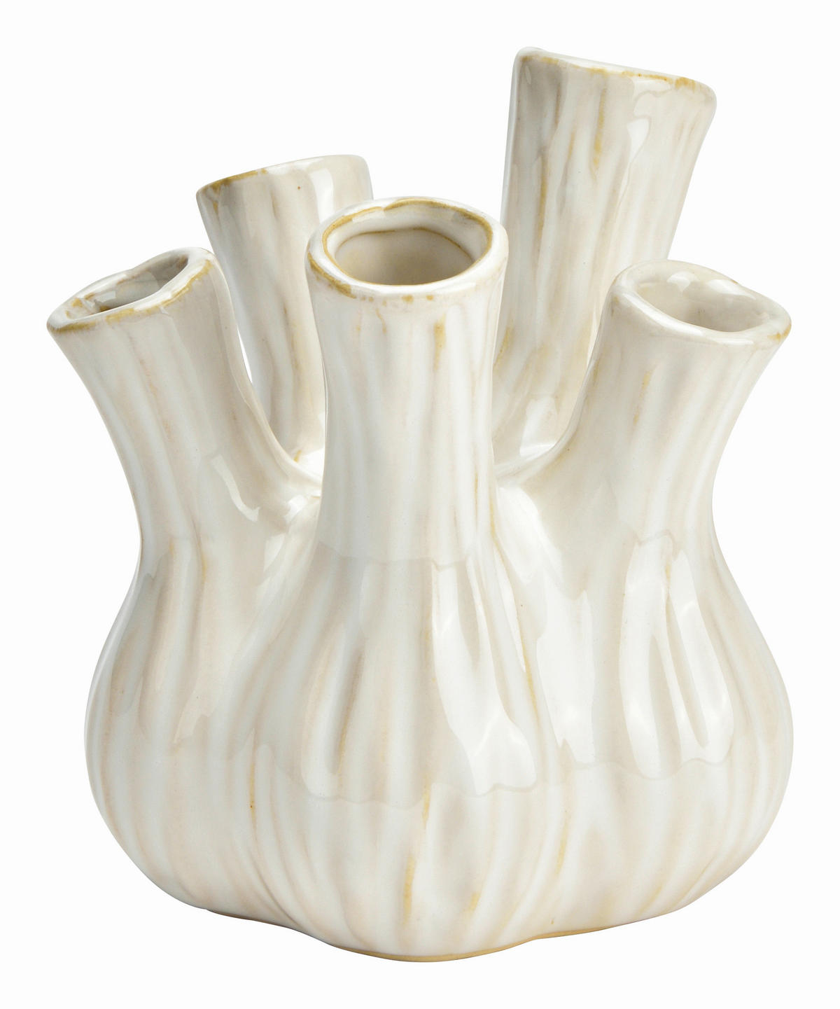 VASE  - Weiß, Basics, Keramik (13/16/13cm)