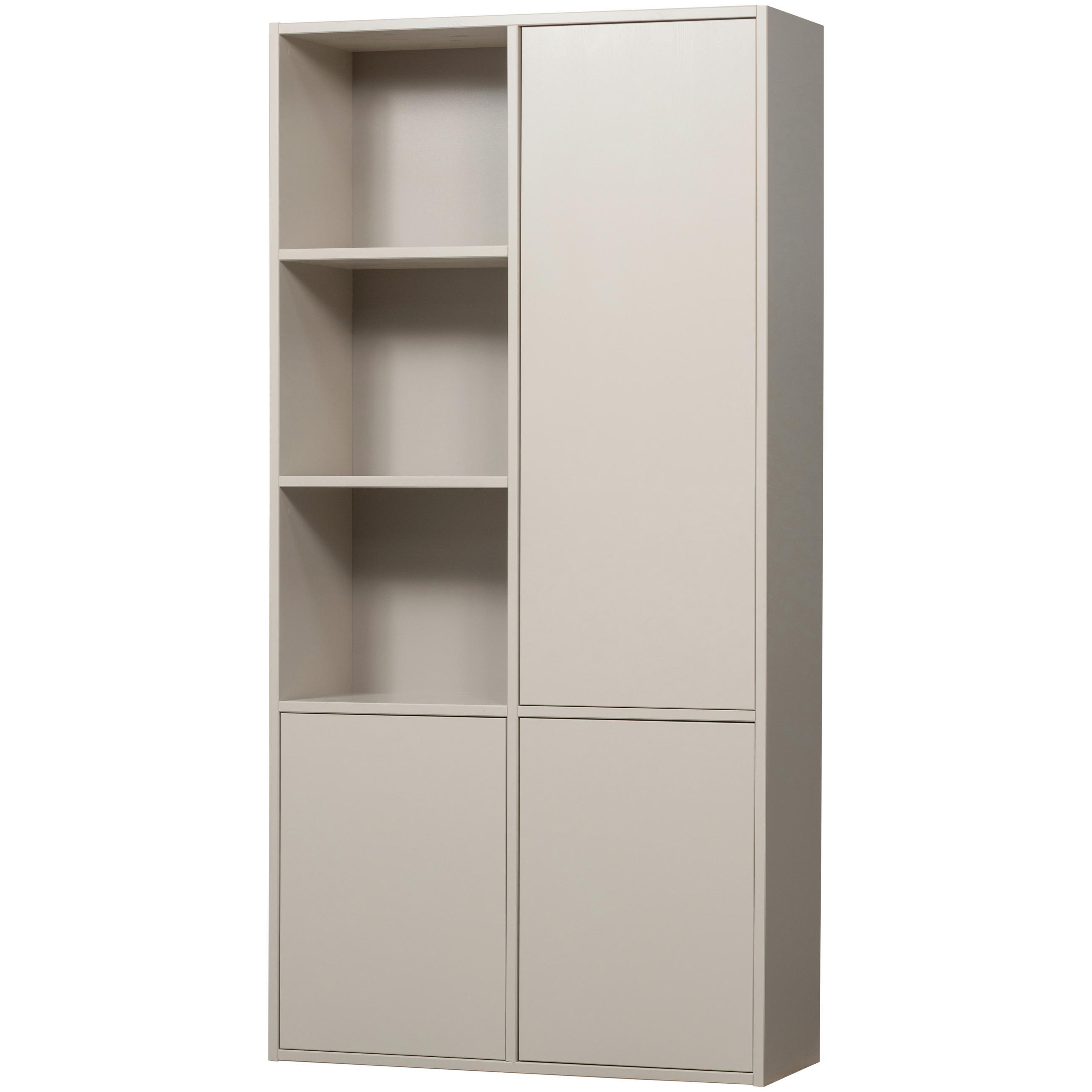 MEHRZWECKSCHRANK 108/215/40 cm  in Grau  - Grau, Design, Holz (108/215/40cm) - Livetastic