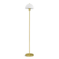 STEHLEUCHTE 20/125 cm    - Messingfarben/Opal, KONVENTIONELL, Glas/Metall (20/125cm) - Belid