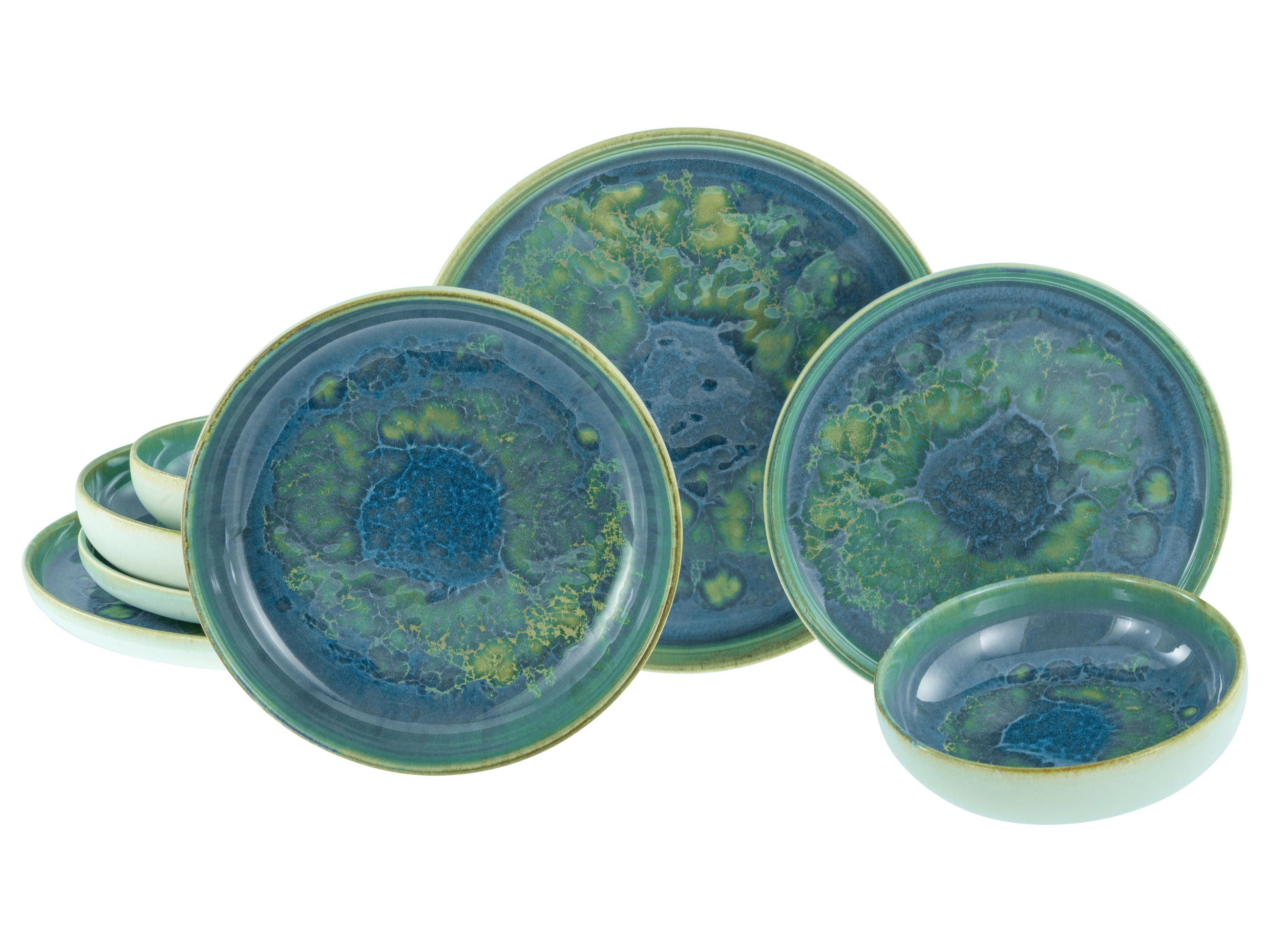 SERVIS Yuki Uno 8 delar  - multicolor, Basics, keramik - Creatable