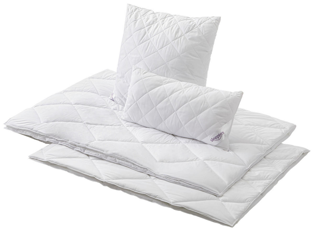 GANZJAHRESDECKE  Oviedo  135/200 cm   - Weiß, Basics, Textil (135/200cm) - Sleeptex