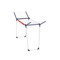 STANDTROCKNER PEGASUS 160 SOLID SLIM 55/173/107 cm  - Blau/Weiß, Basics, Kunststoff/Metall (55/173/107cm) - Leifheit