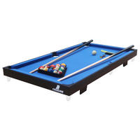 BILLARDTISCH - Blau/Schwarz, KONVENTIONELL, Holz/Kunststoff (64/12/118cm)