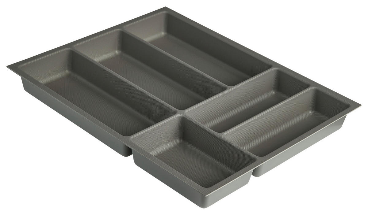 BESTECKEINSATZ - Schieferfarben, Basics, Kunststoff (45/4,9/50cm) - Nobilia