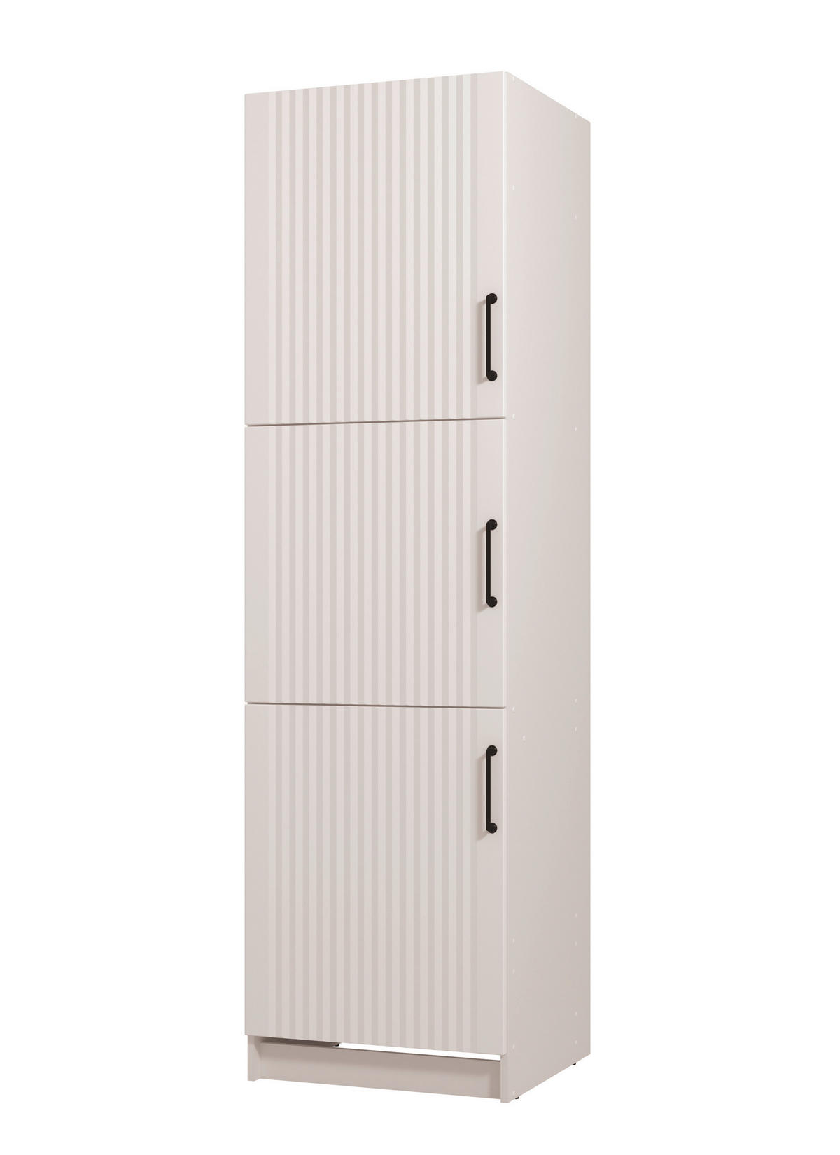 EDÉNYTÁROLÓ SZEKRÉNY - ezüsttölgy, Basics, faalapú anyag (60/217/58cm) - Carryhome