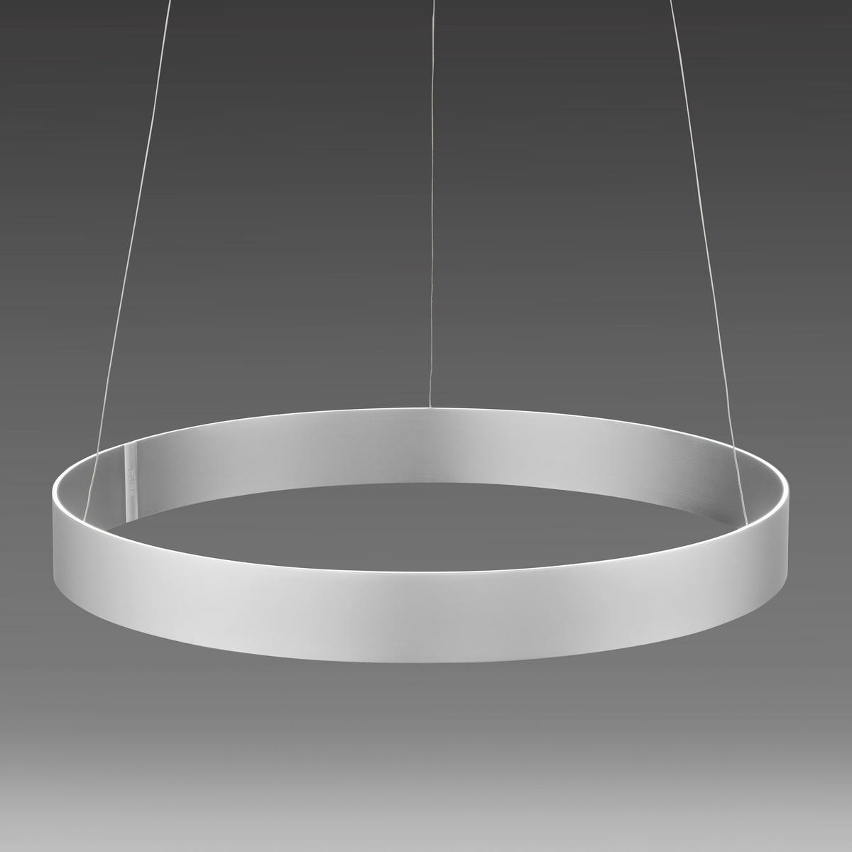 LAMPĂ SUSPENDATĂ CU LED 70/350 cm  - culoare aluminiu, Design, plastic/metal (70/350cm)