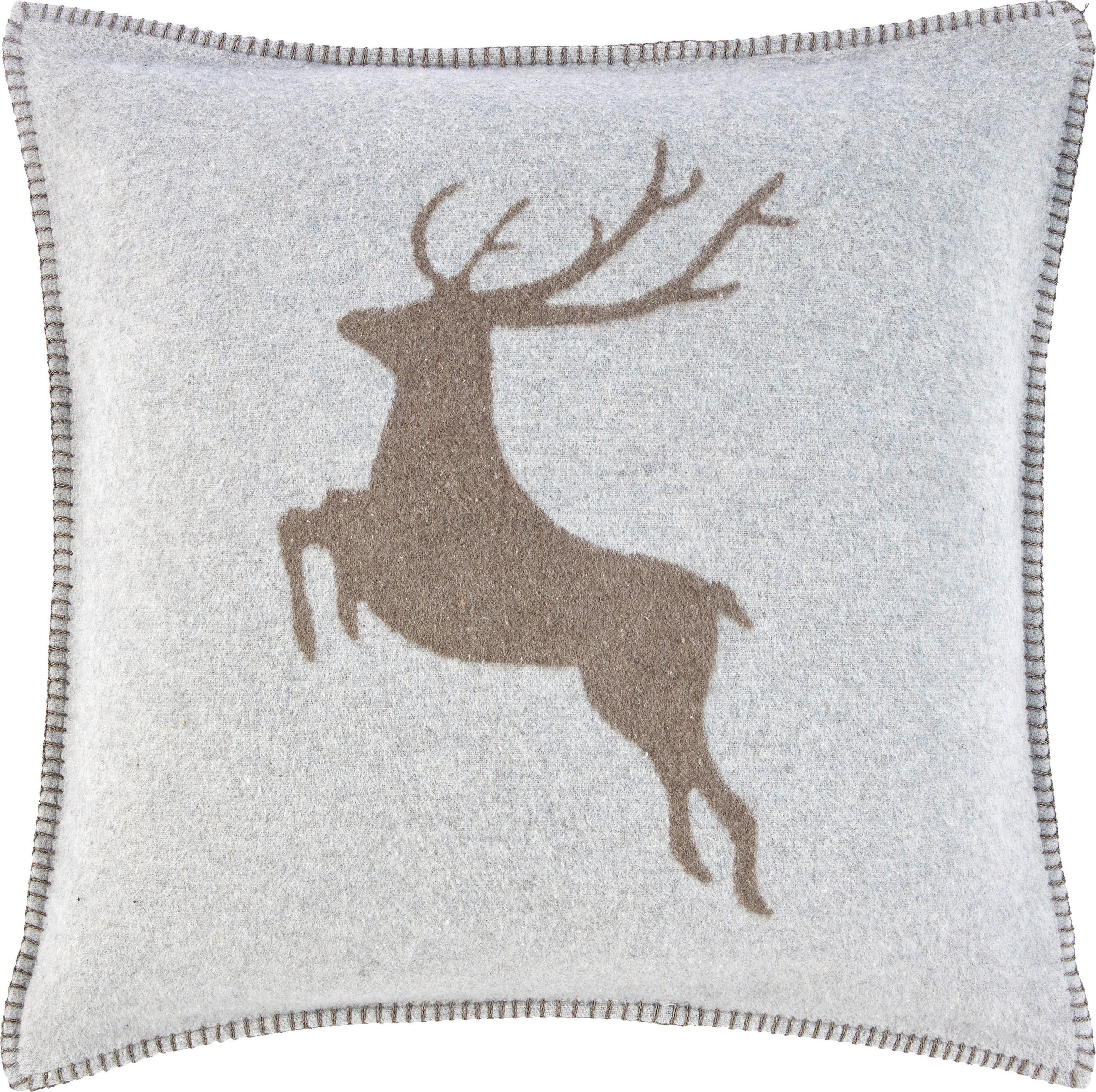 ZIERKISSEN  50/50 cm   - Grau, LIFESTYLE, Textil (50/50cm) - David Fussenegger