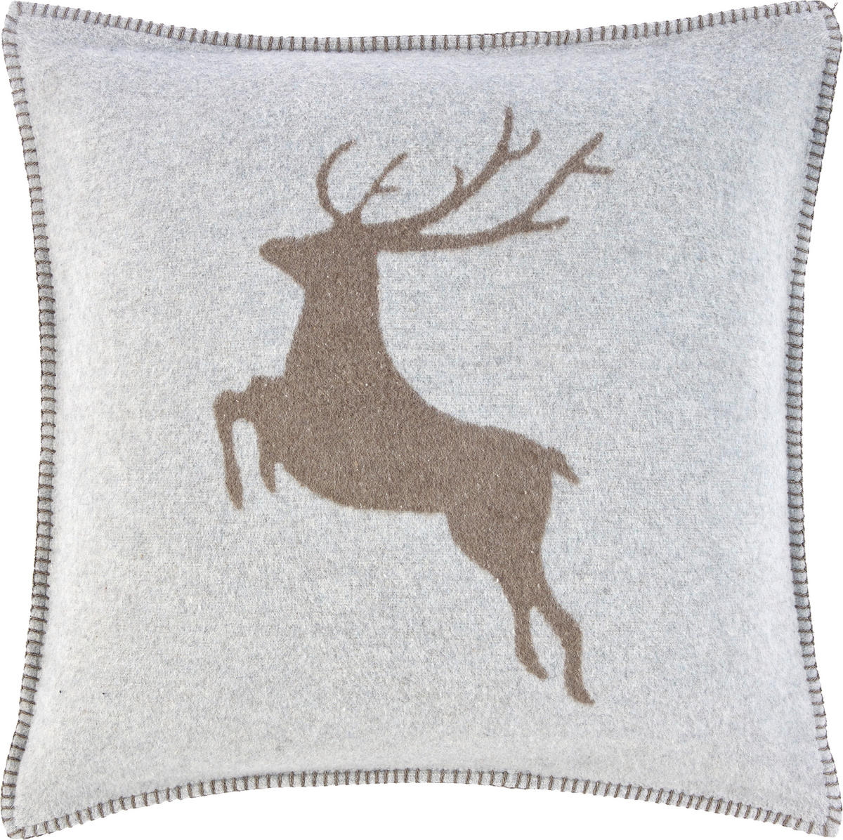 DEKORAČNÍ POLŠTÁŘ 50/50 cm - šedá, Lifestyle, textil (50/50cm) - David Fussenegger