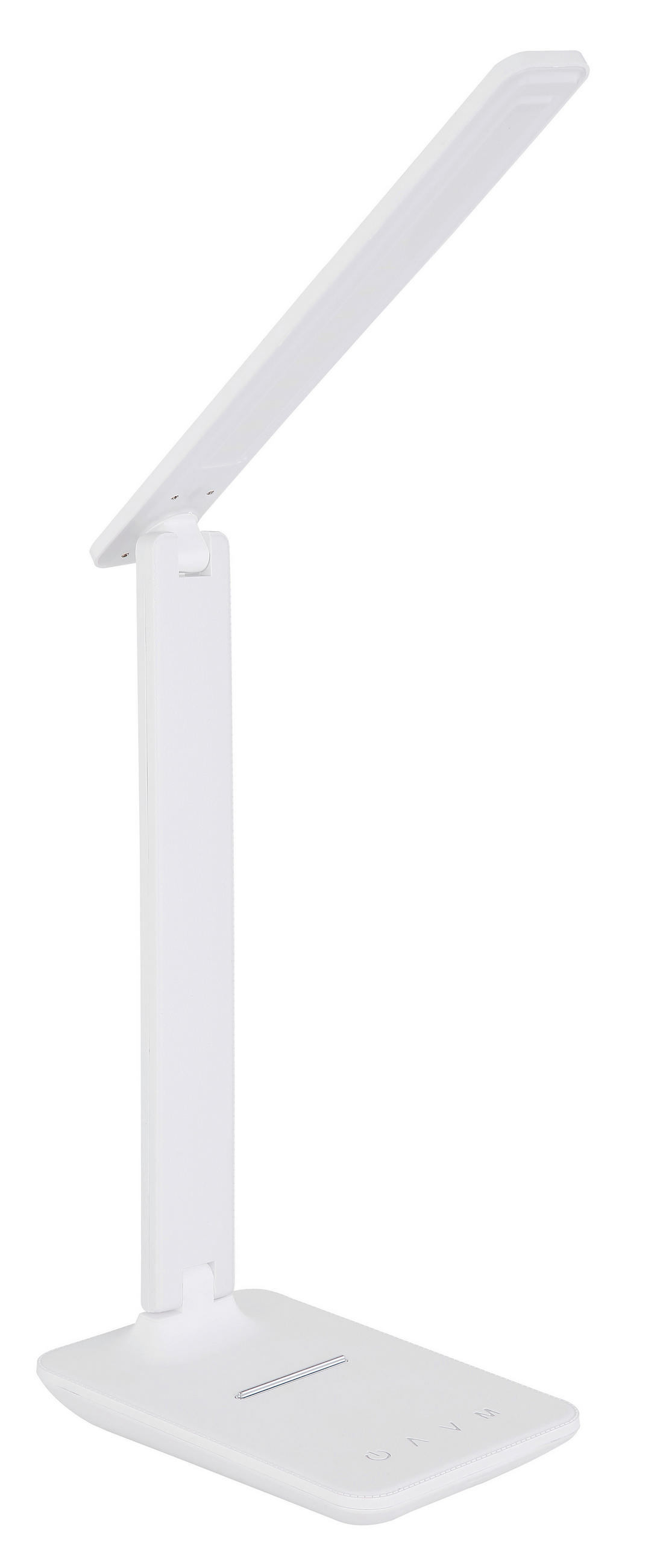 STOLNÍ LED LAMPA, dotykový stmívač, 28,5/11,5/56,5 cm - bílá/opál, Design, plast (28,5/11,5/56,5cm) - Globo