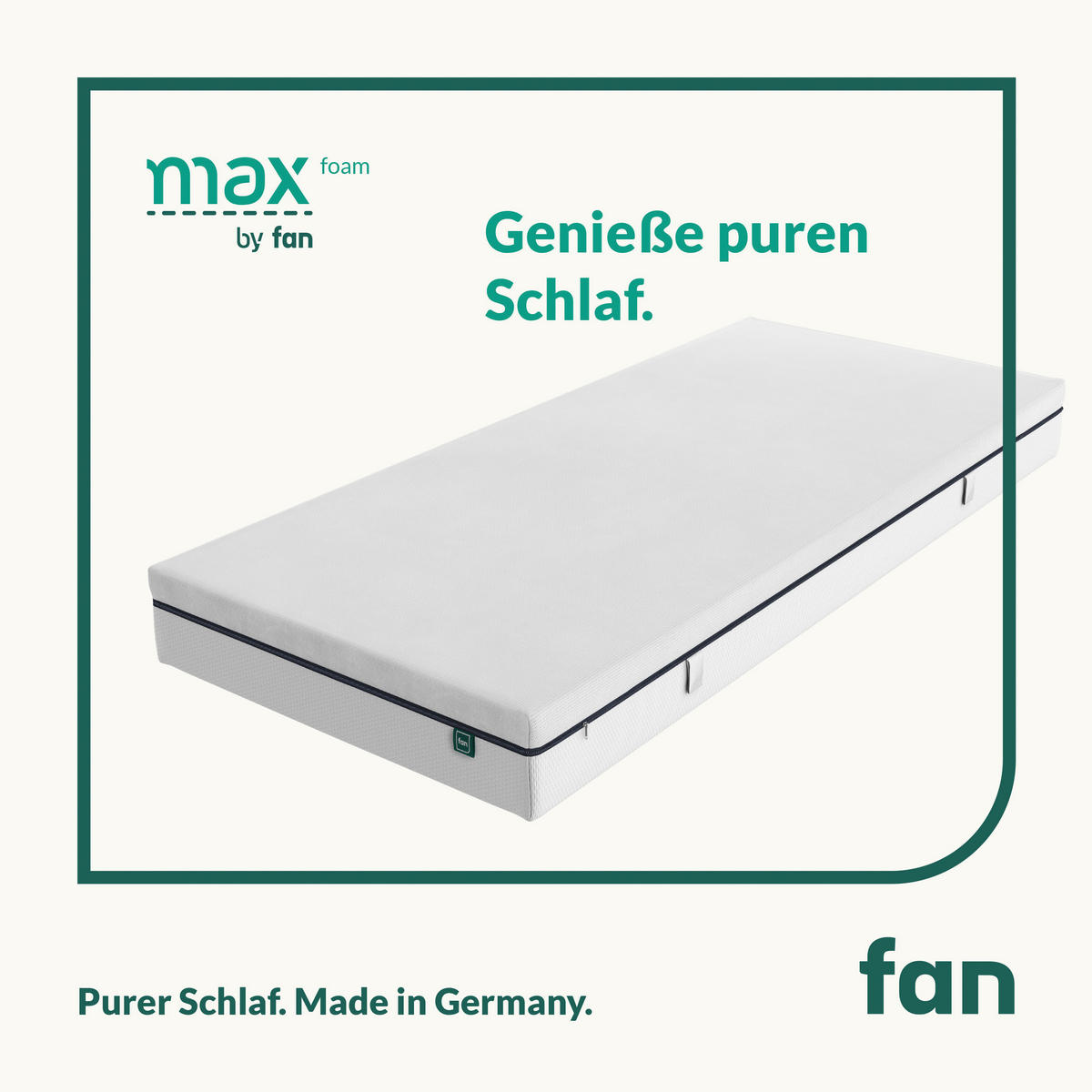 KOMFORTSCHAUMMATRATZE 80/200 cm Höhe ca. 18 cm 5 -Zonen - Weiß, KONVENTIONELL, Textil (80/200cm) - FAN