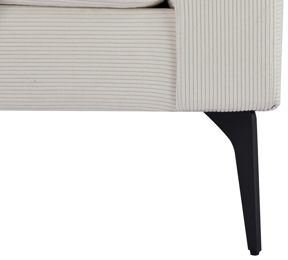 DVOSJED tekstil  bež    - bež/crna, Moderno, tekstil/metal (142/82/76cm) - MID.YOU