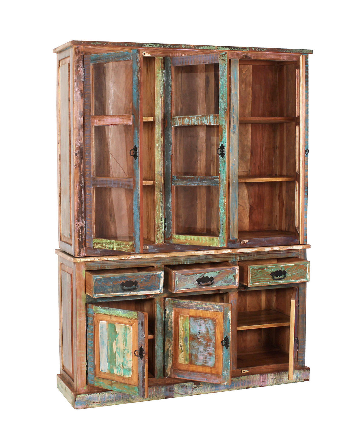 SIDEBOARD 140/80/40 cm  - Multicolor/Schwarz, Design, Holz/Metall (140/80/40cm) - MID.YOU