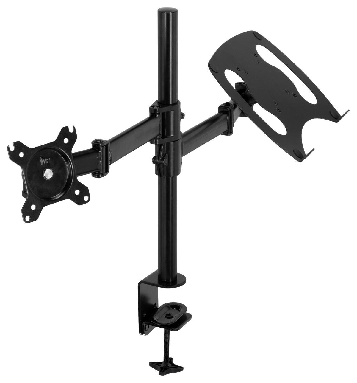 MONITOR-HALTERUNG Metall Schwarz  - Schwarz, Basics, Metall (88/60/8cm) - MID.YOU