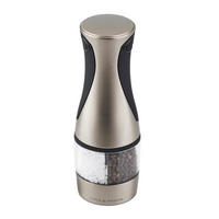 ELEKTR. SALZ-/PFEFFERMÜHLE  7/21/7 cm   - Silberfarben, Basics, Kunststoff/Metall (7/21/7cm) - AdHoc