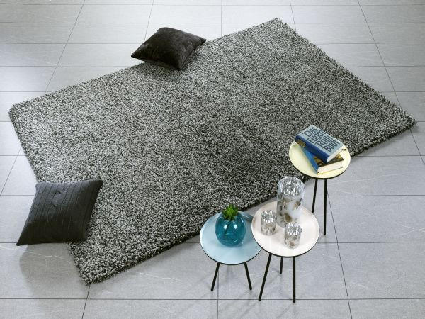HOCHFLORTEPPICH 240/340 cm FANTASY SHAGGY Grau, Silberfarben, Hellgrau, Dunkelgrau  - Dunkelgrau/Silberfarben, Basics, Textil (240/340cm) - Novel