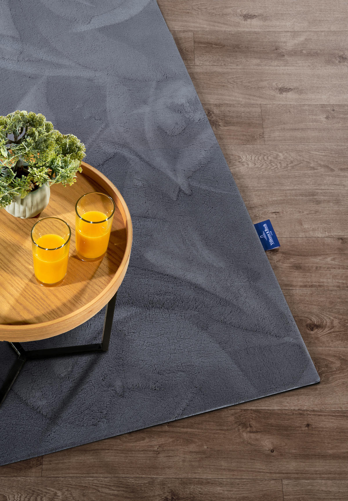 HOCHFLORTEPPICH 120/170 cm Kollektion 1899 Anthrazit rechteckig  - Anthrazit, Design, Textil (120/170cm) - Villeroy & Boch