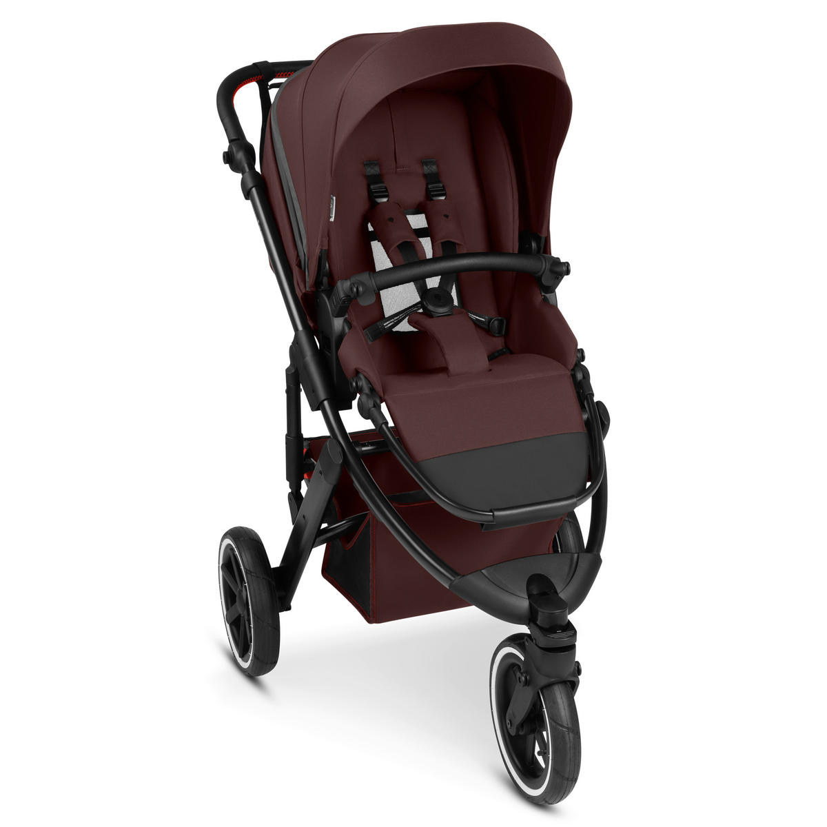 JOGGER Salsa 5 Run  - Beere/Schwarz, Basics, Textil/Metall (65/122/95cm) - ABC Design