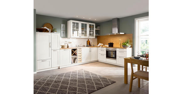 EINBAUKÜCHE   - Weiß, LIFESTYLE, Holzwerkstoff - Novel