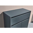 KOMMODE  in 80/103/38 cm  - Anthrazit/Schwarz, KONVENTIONELL, Holzwerkstoff/Metall (80/103/38cm) - Carryhome
