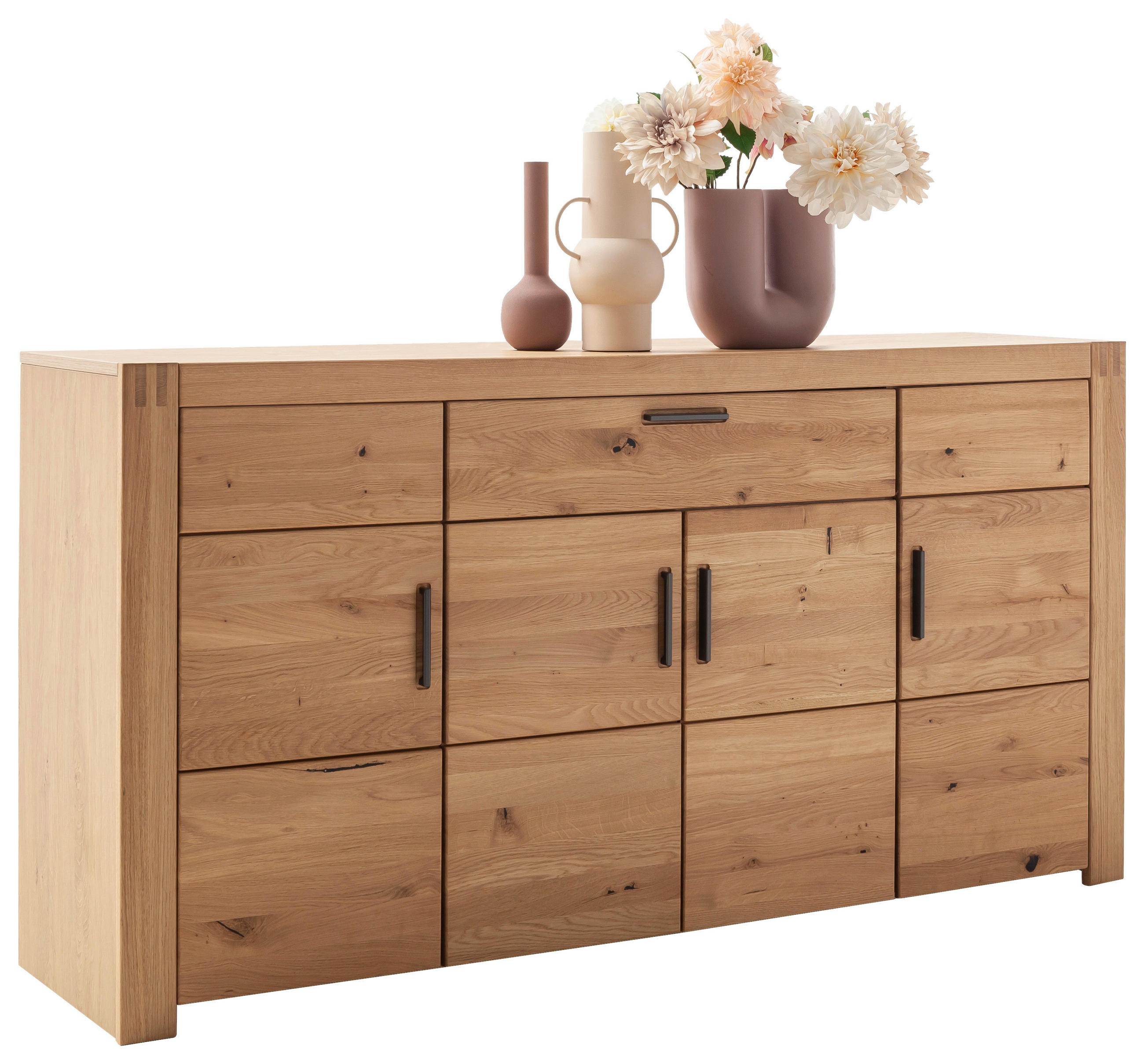 SIDEBOARD  in 177/91/44 cm  - Eichefarben/Anthrazit, Design, Holz/Holzwerkstoff (177/91/44cm) - Livetastic