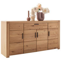 SIDEBOARD 177/91/44 cm  in Eichefarben  - Eichefarben/Anthrazit, Design, Holz/Holzwerkstoff (177/91/44cm) - Livetastic