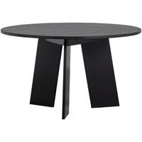 ESSTISCH in Holz 129/129/75 cm  - Schwarz, MODERN, Holz (129/129/75cm) - Livetastic