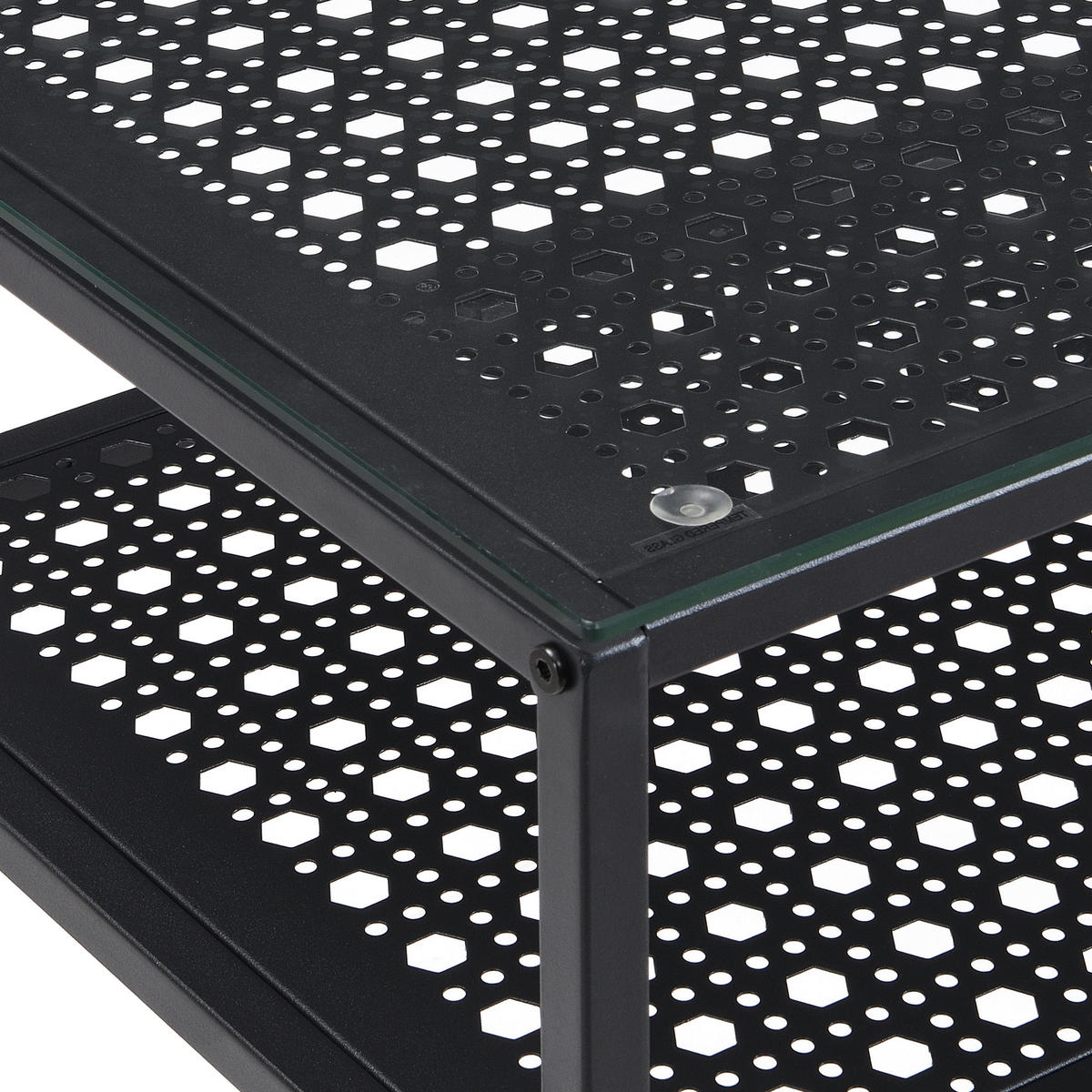 KONSOLENTISCH in Glas 80/40/77 cm    - Schwarz, Design, Glas/Metall (80/40/77cm) - MID.YOU
