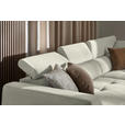ECKSOFA in Struktur Creme  284/205 cm  - Creme/Schwarz, Design, Kunststoff/Textil (284/205cm) - Xora