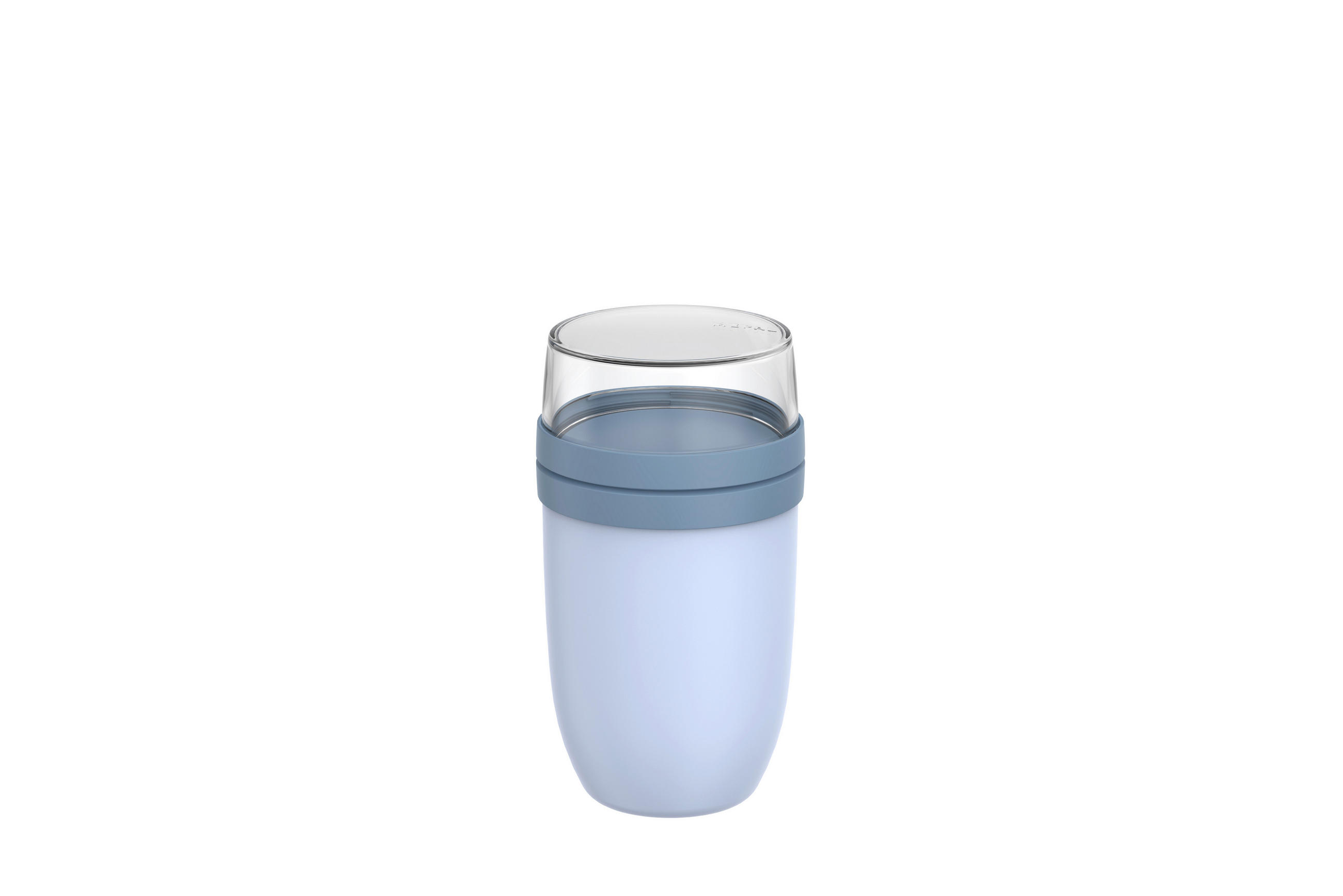 LUNCHBOX - Klar/Pastellblau, KONVENTIONELL, Kunststoff (20/10,7/10,7cm) - Mepal