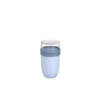 LUNCHBOX - Klar/Pastellblau, KONVENTIONELL, Kunststoff (20/10,7/10,7cm) - Mepal