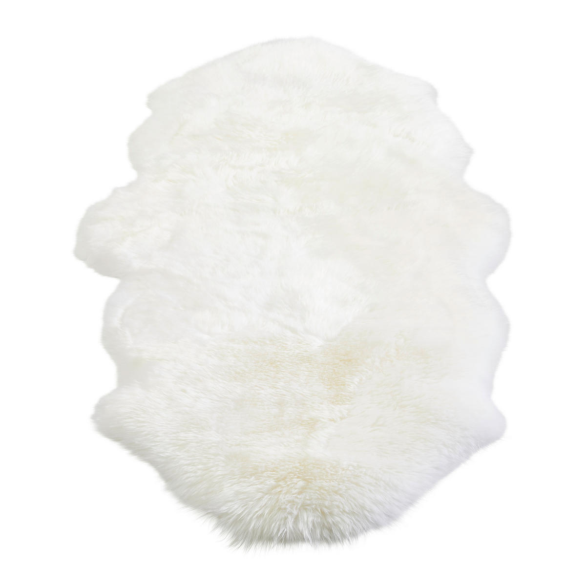 OVČÍ KOŽEŠINA, 60/140 cm, bílá - bílá, Natur, kožešina (60/140cm) - Linea Natura