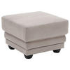 HOCKER Mikrofaser Schlammfarben  - Schlammfarben/Schwarz, Design, Kunststoff/Textil (65/46/65cm) - Livetastic