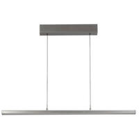 LED-HÄNGELEUCHTE Valeno 115/6,5/70-180 cm   - Nickelfarben, Design, Metall (115/6,5/70-180cm) - Fischer & Honsel