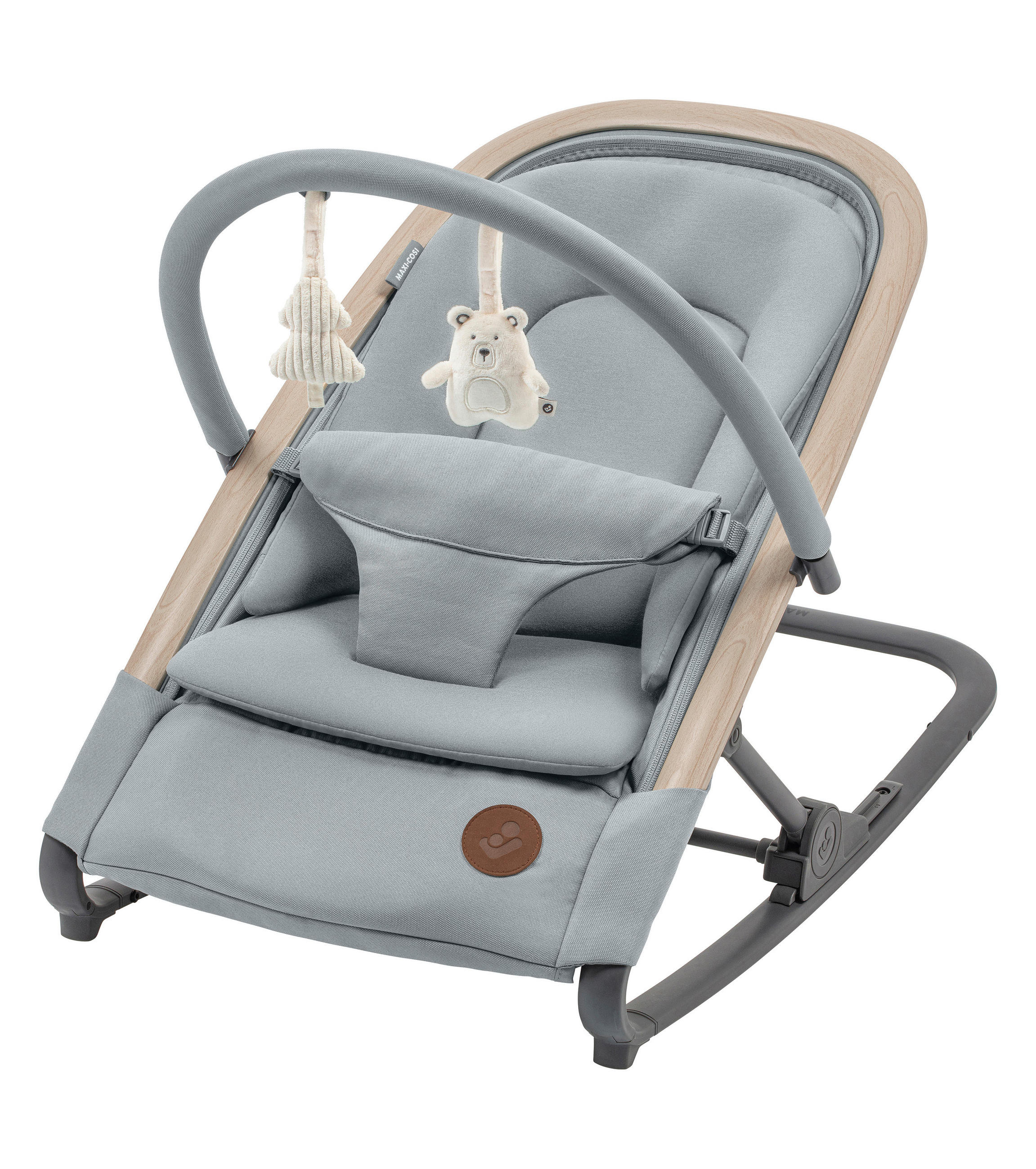 SCHAUKELWIPPE Kori Schwarz   - Schwarz/Grau, Basics, Kunststoff/Textil (42,5/48/73,5cm) - Maxi-Cosi