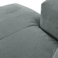 ECKSOFA in Chenille Hellblau  - Schwarz/Hellblau, Design, Kunststoff/Textil (175/280cm) - Landscape