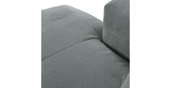 ECKSOFA in Chenille Hellblau  - Schwarz/Hellblau, Design, Kunststoff/Textil (175/280cm) - Landscape