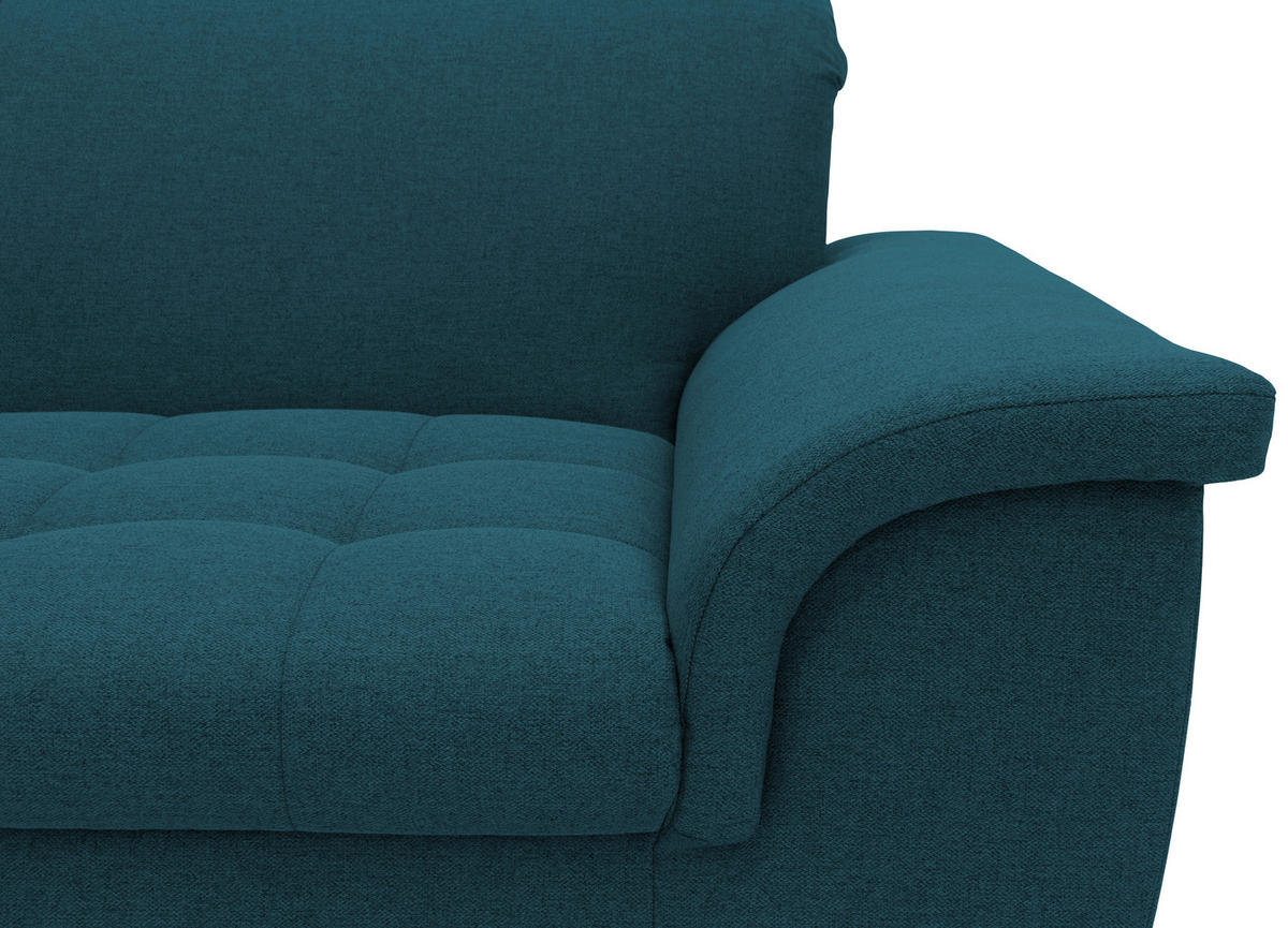 2-SITZER-SOFA in Webstoff Dunkelblau  - Chromfarben/Dunkelblau, KONVENTIONELL, Textil/Metall (190/81/105cm) - MID.YOU