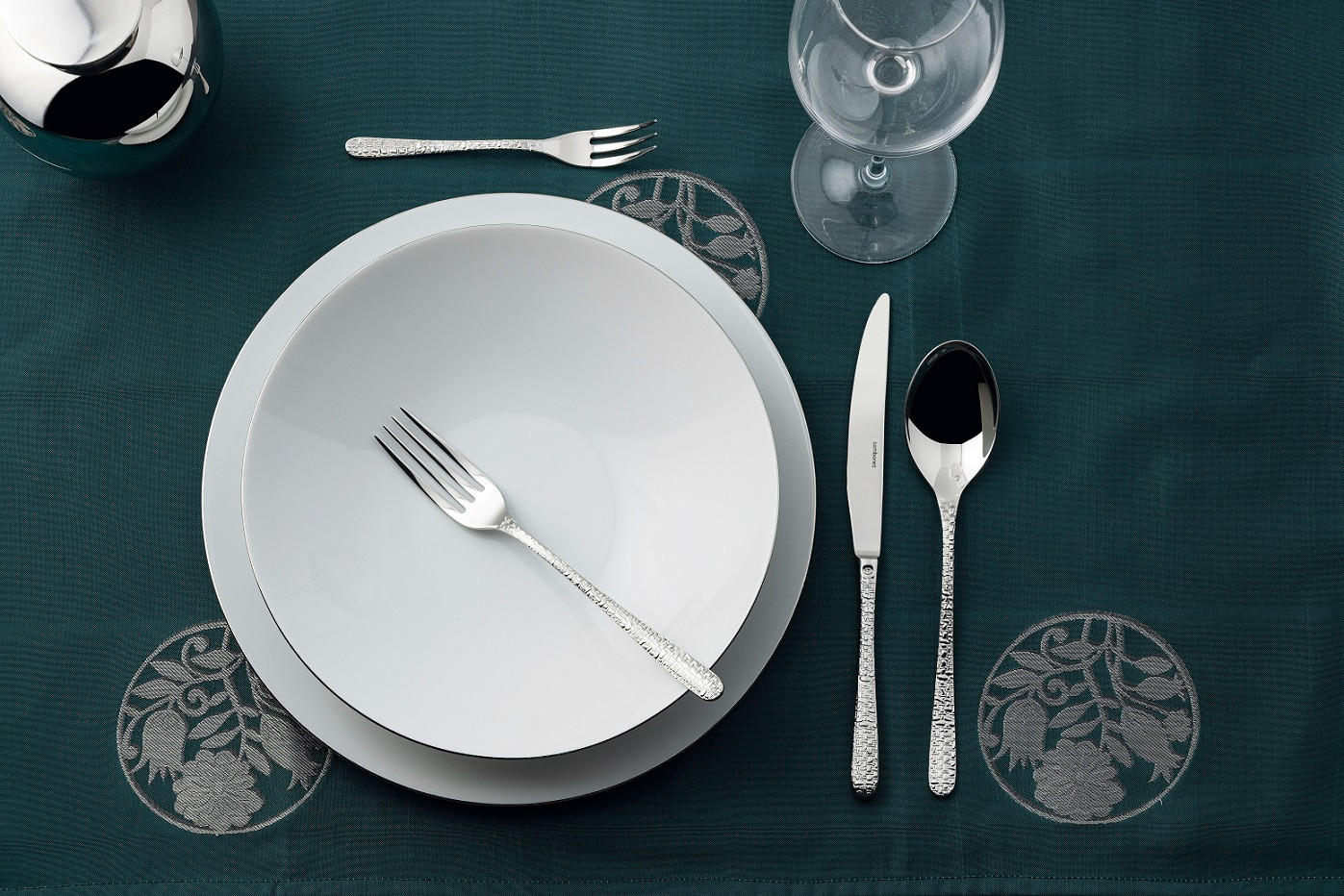 SET PRIBORA ZA JELO  24-dijelni     Venezia  - Basics, metal (40/30/10cm) - Sambonet