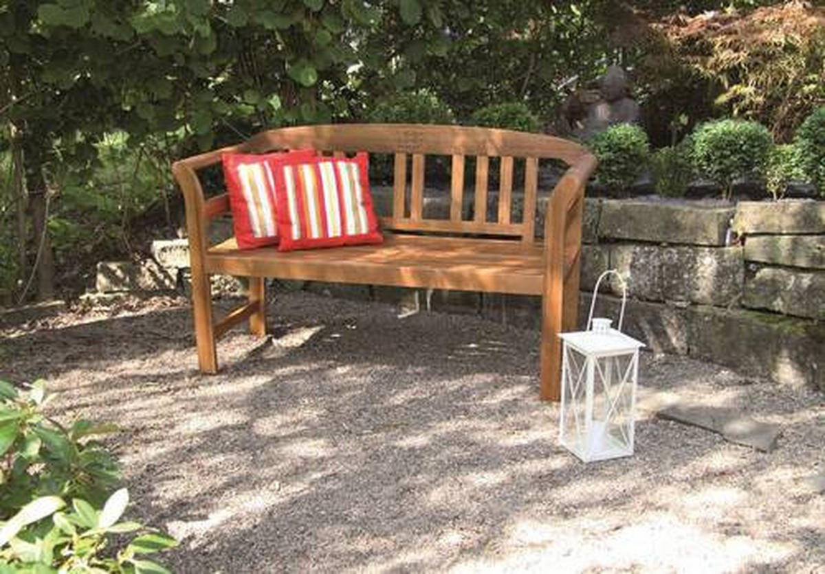 GARTENBANK in Akaziefarben  - Akaziefarben, Basics, Holz (130/50/80cm) - Acamp