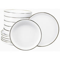 SERVIS Nordic Festive Weiss 12 delar  - vit/guldfärgad, Basics, keramik - Creatable