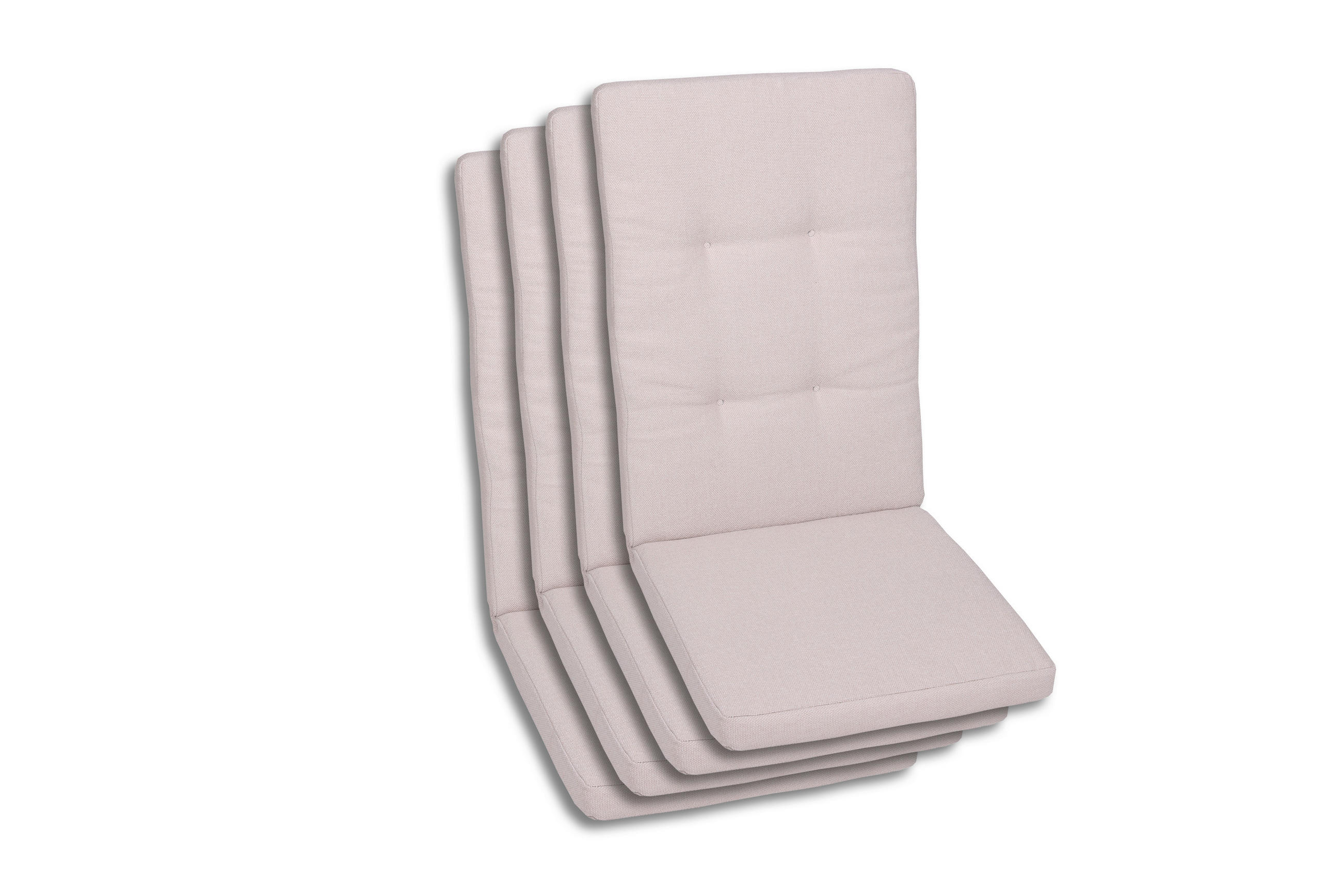 SESSELAUFLAGENSET Uni  - Naturfarben, Basics, Textil (50/7/120cm)