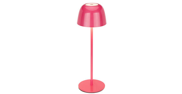 AKKU-TISCHLEUCHTE Santa Ana 11/34,6 cm - Pink, Trend, Metall (11/34,6cm) - Novel