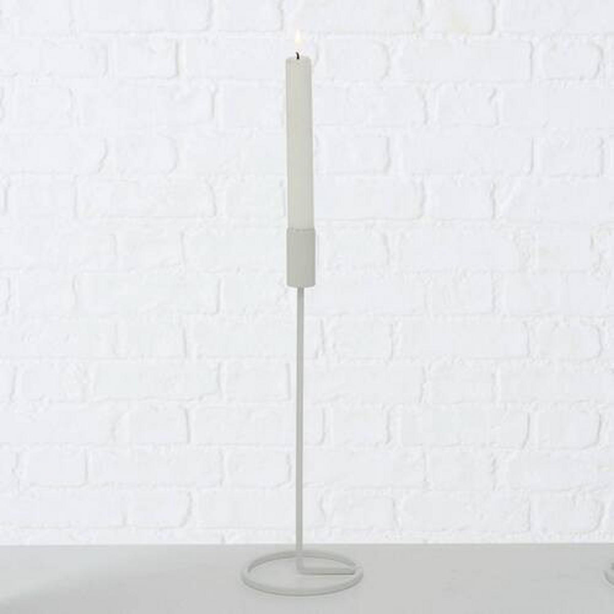 HENGERGYERTYATARTÓ - fehér, Basics, fém (11/32cm)