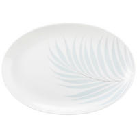 TANJIR ZA SERVIRANJE       35/24 cm     - bela/plavo-siva, Osnovno, keramika (35/24cm) - Seltmann Weiden