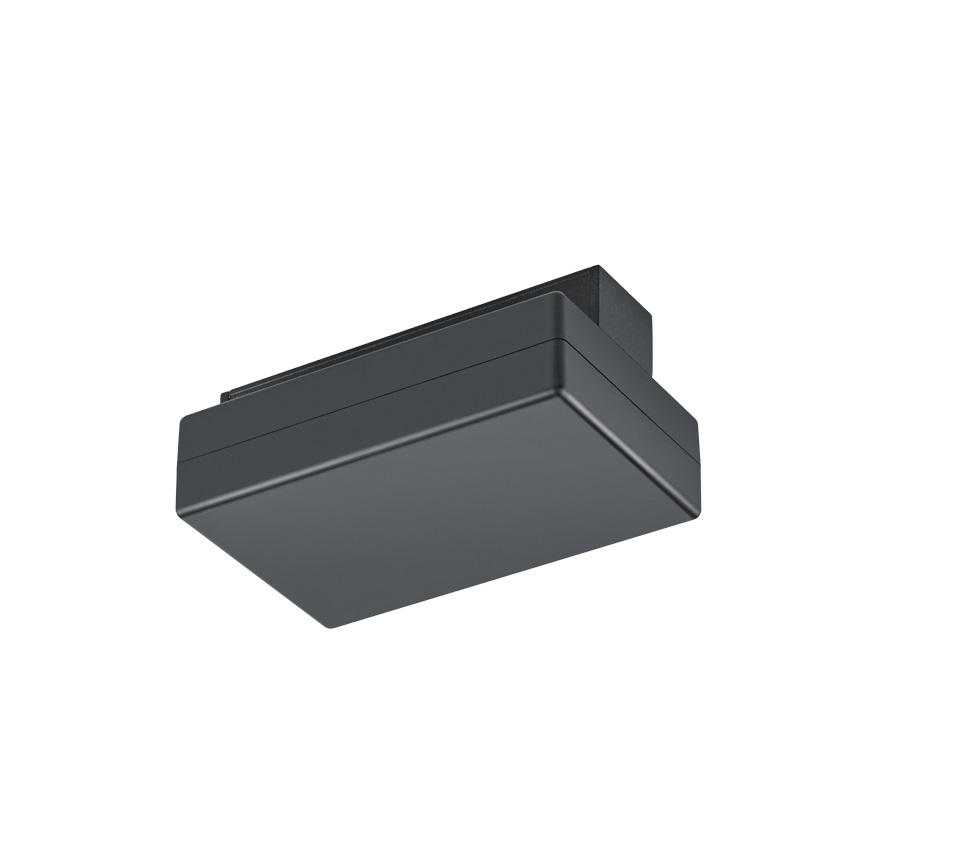 Trio Leuchten Schienensystem-Einspeiser Duoline Track-System Schwarz 8x5.2x13.5 cm