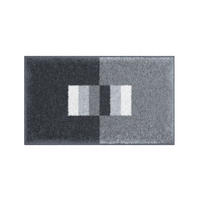 BADEMATTE Grund Grau 65/115 cm  - Grau, Basics, Kunststoff/Textil (65/115cm) - Grund